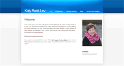 Desktop Screenshot of katyranklev.com